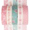 5 Rolls Washi Tape Set Creative Basic Skinny Decorative Tapes for Arts, DIY Crafts, Journals, Planners, Scrapbooking, Wrapping (Sakura)